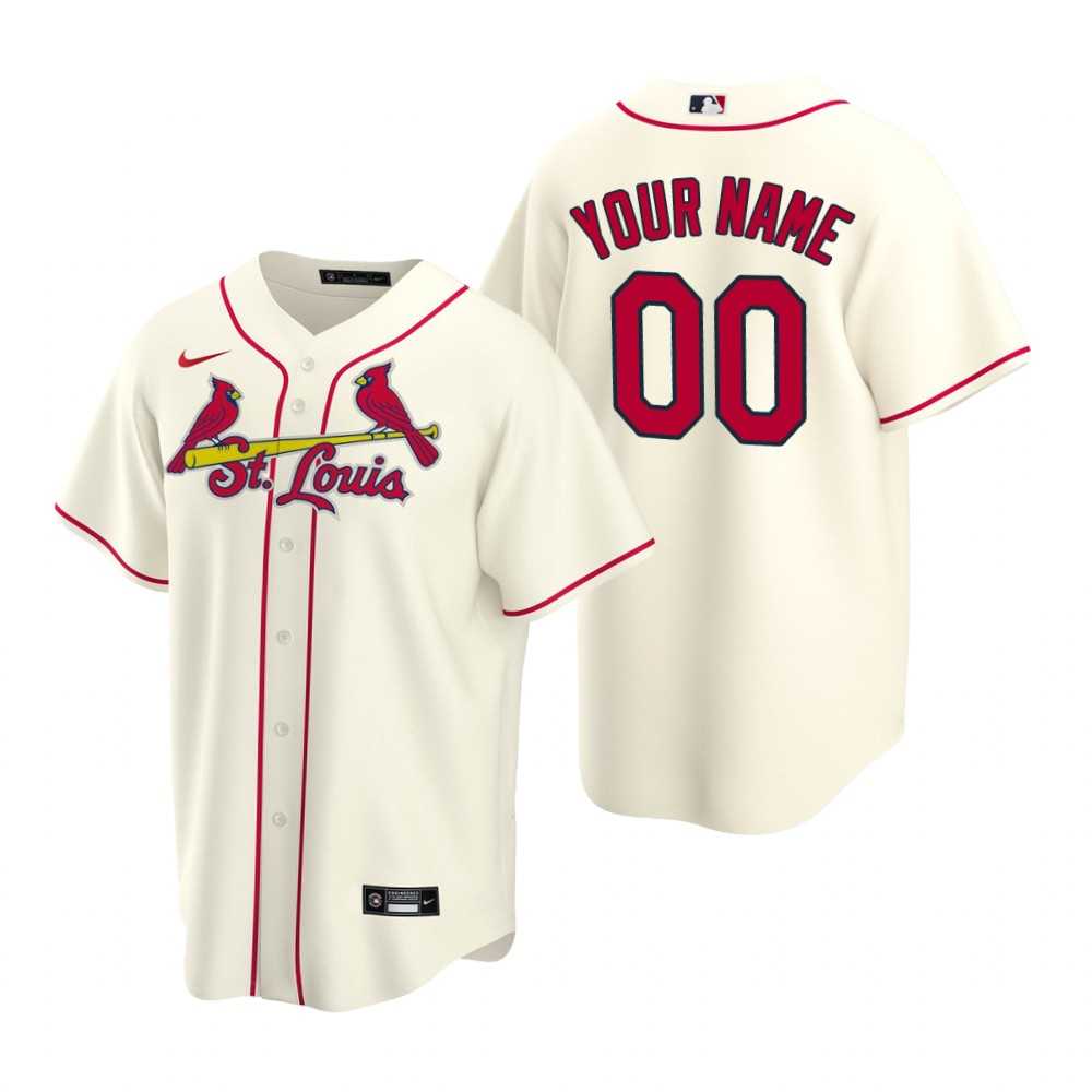 St. Louis Cardinals Customized Nike Cream Stitched MLB Cool Base Jersey,We sell and wholesale St. Louis Cardinals Customized Nike Cream Stitched MLB Cool Base Jersey on line form chian!